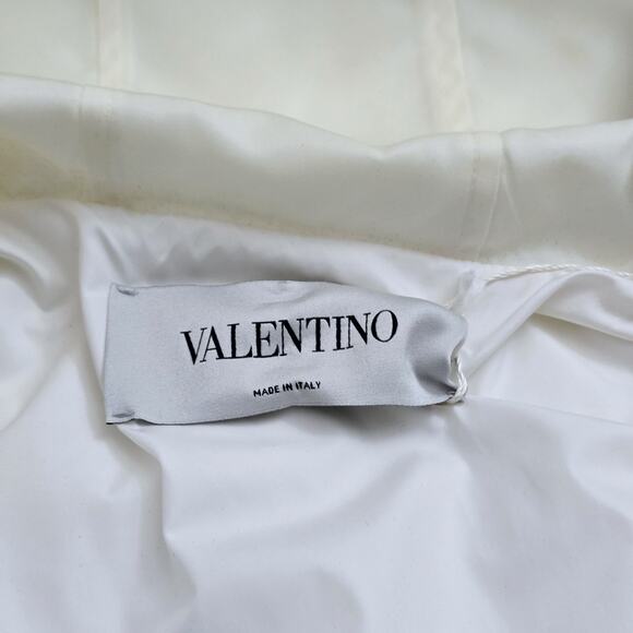 Valentino Artistic Graphic Satin Effect Hooded Jacket | Size 40 (S) | MSRP $3890 - Picture 6 of 13